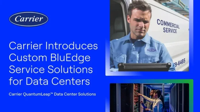 Carrier BluEdge Data Centers lifecycle service with predictive HVAC support