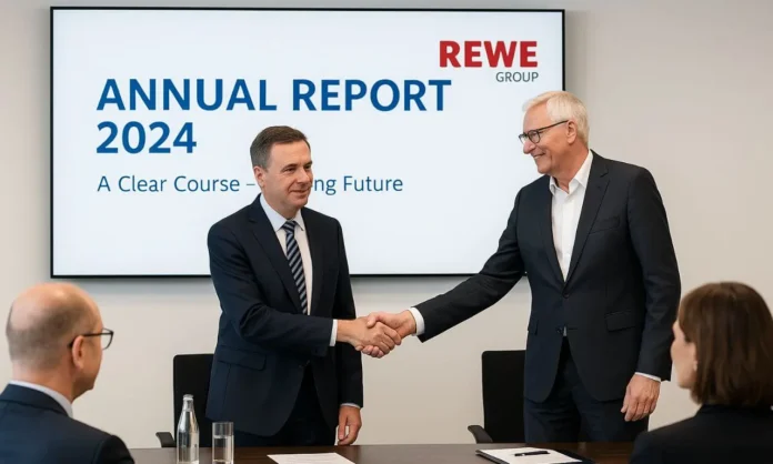 REWE Group Annual Report 2024 presentation and leadership change