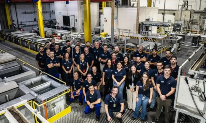 Liebherr Aerospace Brasil team after Brasil NADCAP certification audit