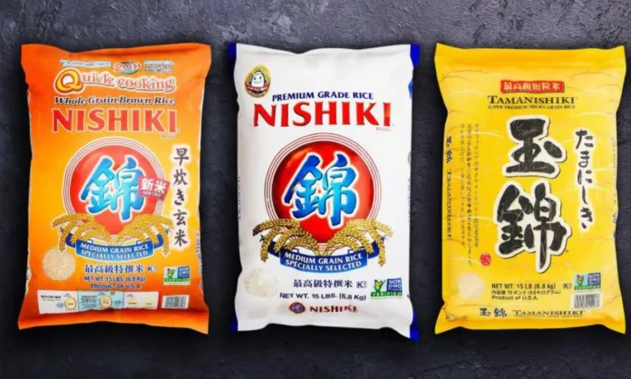 JFC Organic Nishiki Rice packaging