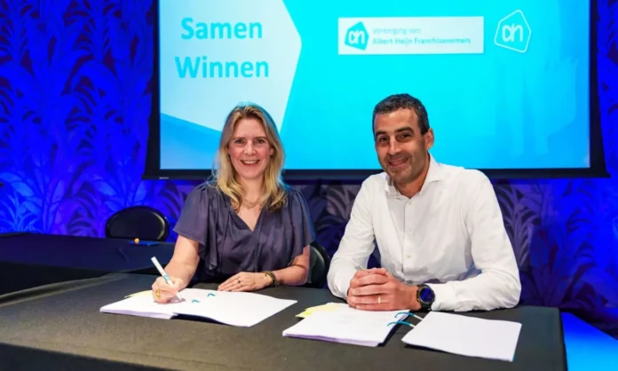 Albert Heijn franchise agreement signed by Sonja Boelhouwer and Daniel Luitjens