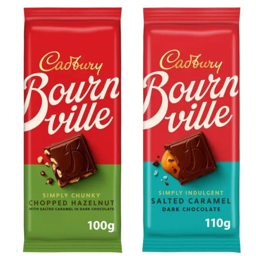 Cadbury new chocolate bars