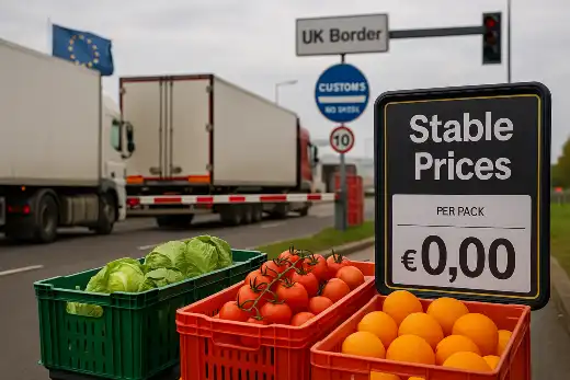UK border checks on EU food imports