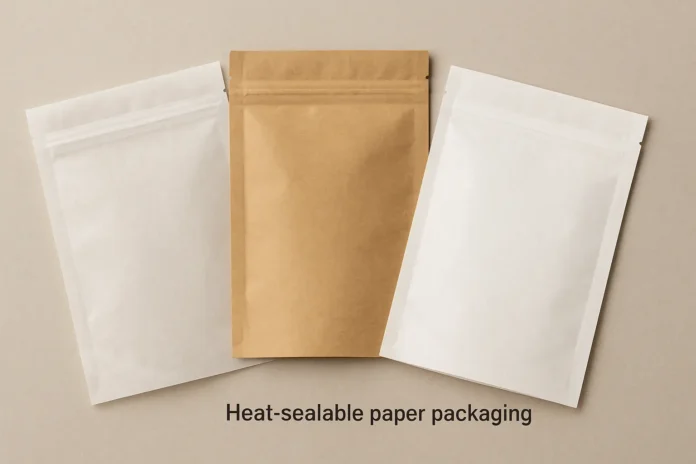 Seaman Paper heat-sealable paper packaging samples