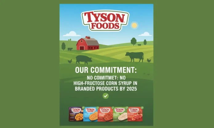 Tyson Foods HFCS removal announcement for branded products