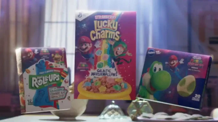 General Mills Launches Super Mario Themed Foods