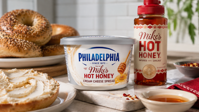 Cream Cheese and Hot Honey Breakfast Spread