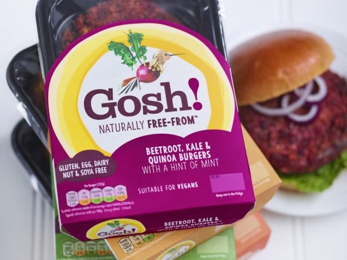 Gosh plant-based burger pack